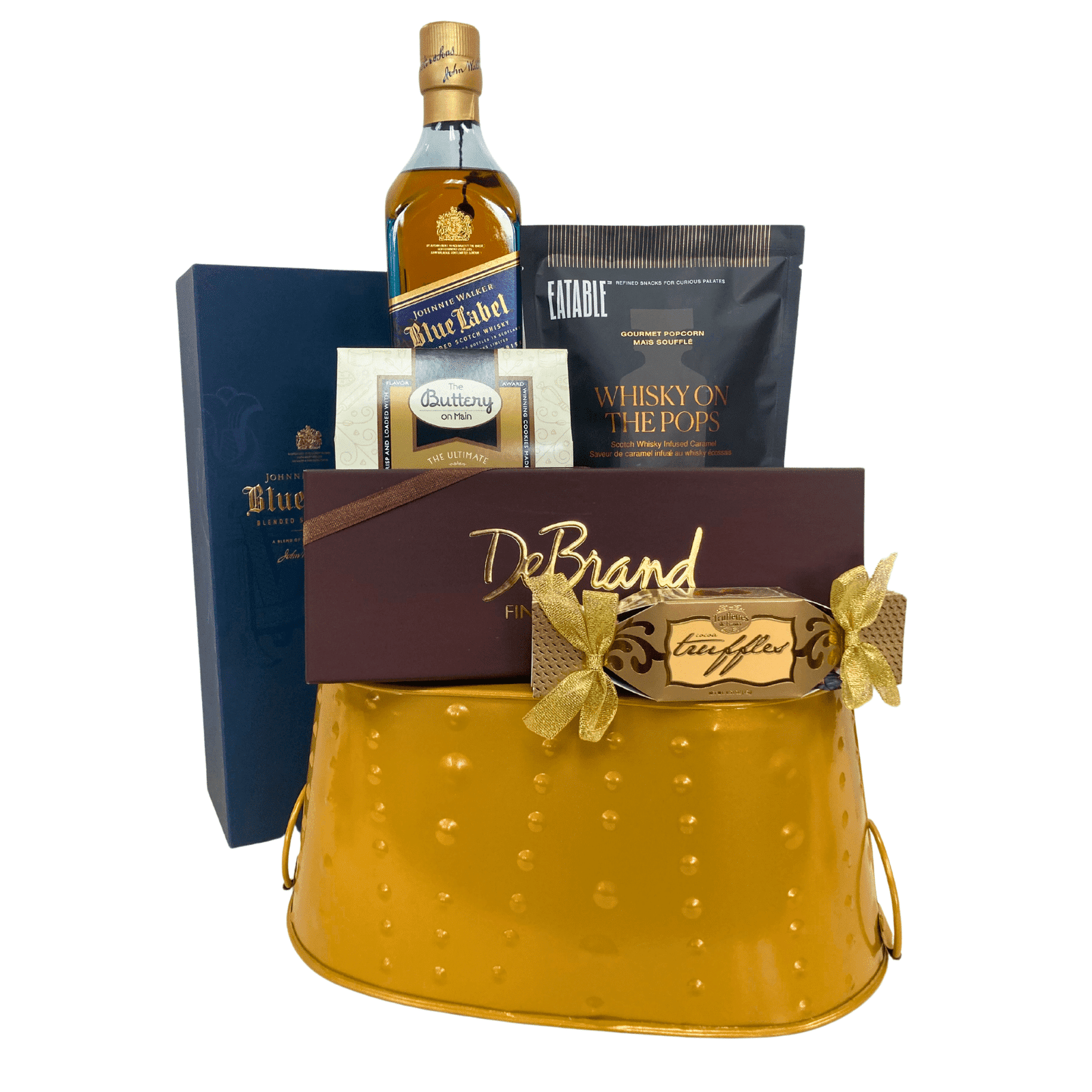 Luxurious Blue Label Scotch Whiskey Gift Basket