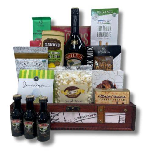 Saint Patrick's Day Snacks Basket