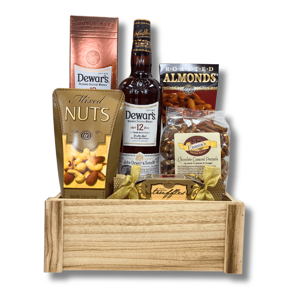 Dewar's 12 Scotch Gift Basket